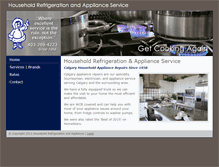 Tablet Screenshot of householdrefrigeration.com